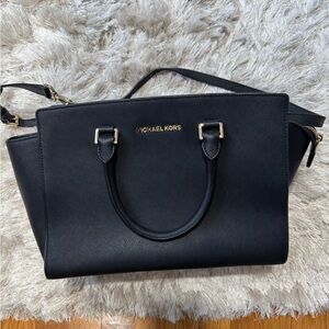 Michael Kors Black Satchel Bag